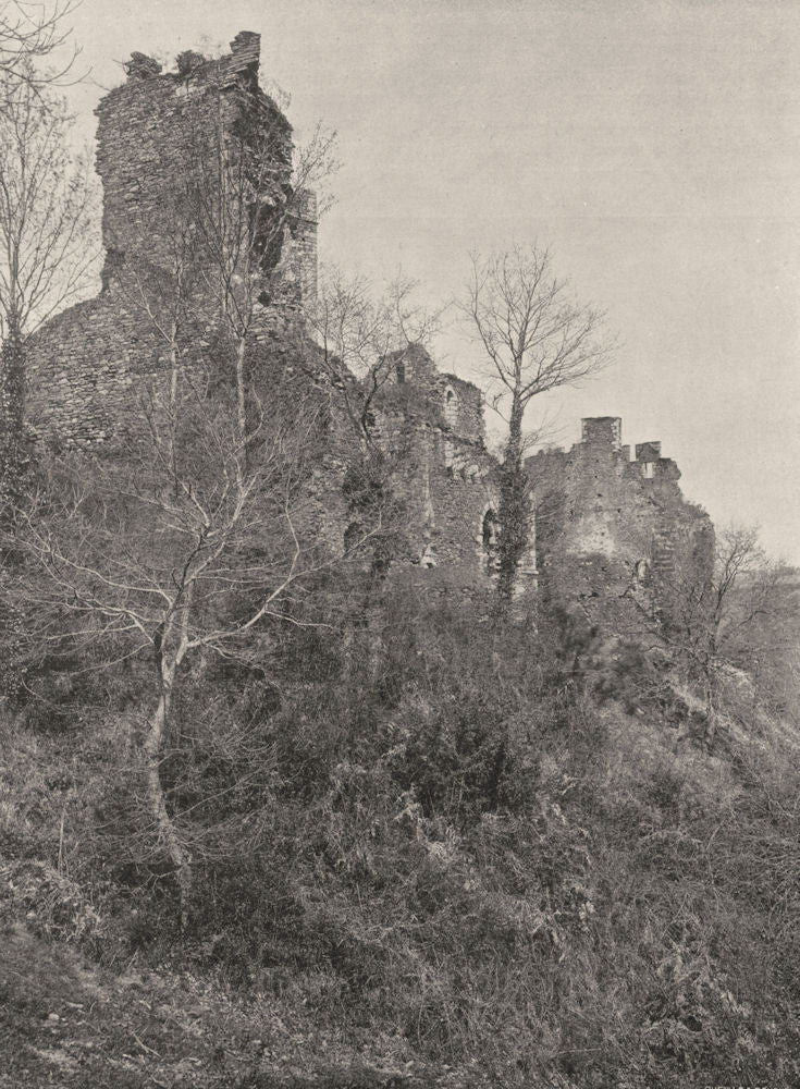 HAUTE-VIENNE. Chalusset- Château 1904 old antique vintage print picture